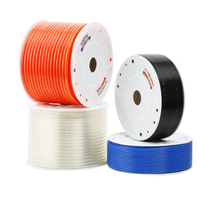 200m/롤 4*6mm 블랙/블루/레드/투명 고압 저항 수족관 PU 공기 튜브 수족관 - Product Image 5