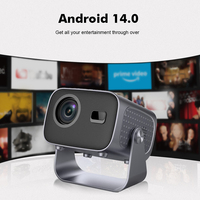 Projecteur intelligent Topleo Factory Outlet, mise au point électrique, BT WIFI, vidéo, home cinéma, mini projecteurs Android