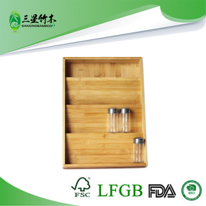 Bamboo <b>spice</b> bottle <b>rack</b>, <b>spice</b> <b>jar</b> storage <b>rack</b>, multi-layer drawer storage <b>rack</b>, cutlery storage box, drawer storage <b>rack</b> - Product Image 5