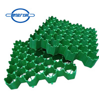 Calandre en plastique HDPE, grille de gravier en plastique, prix d'usine