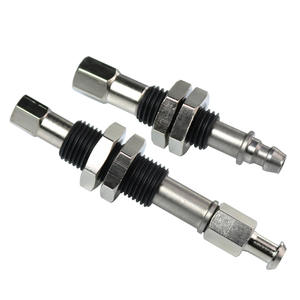 Support à ventouse en acier inoxydable SMC avec raccords à ressort intégrés, état neuf, composants pneumatiques industriels, raccords amortisseurs - Product Image 1