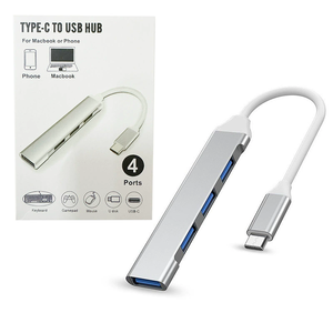 <strong>USB</strong> Type-C <strong>Hub</strong> for Laptop/Tablet 4-in-1 <strong>Adapter</strong> 4 High-Speed 3.0 Ports 5GBPS Supports 4K 60Hz for HDMI for Macbook Computer - Product Image 4
