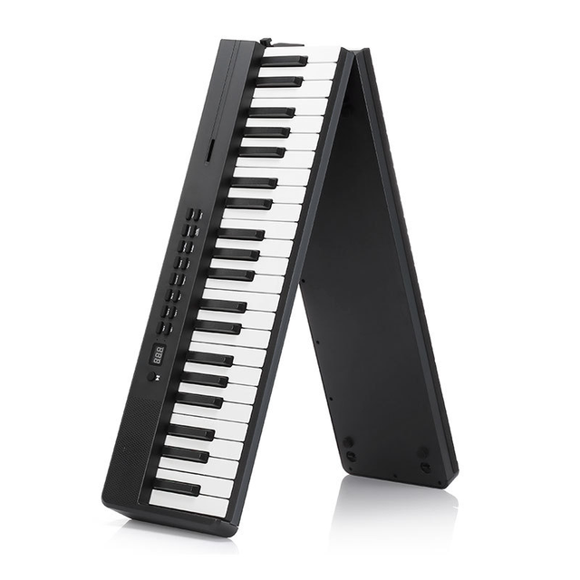Portable Folding and Roll-up Piano, Foldable Keyboard Electronic Piano for Adult Beginners