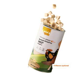 냉동 건조 닭 가슴살 다채로운 통조림 고양이 간식 애완 동물을위한 건조 식품 연어 대구 오리 무료-개를위한 건조 치킨 큐브 - Product Image 6