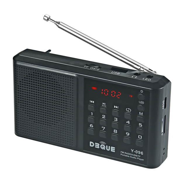 Religious Quran MP3 Player Touch Control Display Plastic Material Portable FM Radio for Cheap Gift for Charity Donation