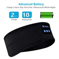 OEM A-659 Écouteurs sans fil 2-en-1 Bluetooth avec indicateur LED, bandeau pour le sport en extérieur, la musique et le sommeil