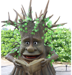 Life-Size Indoor/Outdoor Silicone Realistic Animatronic Electric Human <strong>Face</strong> Talking <strong>Tree</strong> Model <strong>with</strong> Sounds for Adventure Parks - Product Image 2