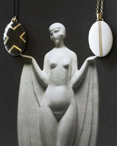 Newly Style Women <strong>Men's</strong> <strong>Locket</strong> Oval Black Ceramic <strong>Locket</strong> Necklace Sterling Silver 925 Metal With <strong>Chain</strong> <strong>Locket</strong> <strong>Men</strong> - Product Image 6