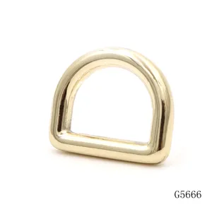 Hot sale regular bag hardware 12.5mm tie down d ring for bag handbag key chain