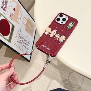 Fundas para Teléfono Móvil con Correa de Lanyard de TPU con Diseño de Bebé Llorón para 11/12/13/14/15/16/17 Pro Max, Magnéticas, Antigolpes, de Lujo - Product Image 6