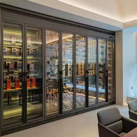 Armoire à vin en acier inoxydable au prix d'usine, réfrigérateur à vin commercial, vitrine réfrigérée pour restaurant, hôtel, bar, restauration