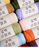 Wholesale Fancy Super Soft Smooth Hand Knitting 100% Cotton Yarn for Crocheting Bags Blanket