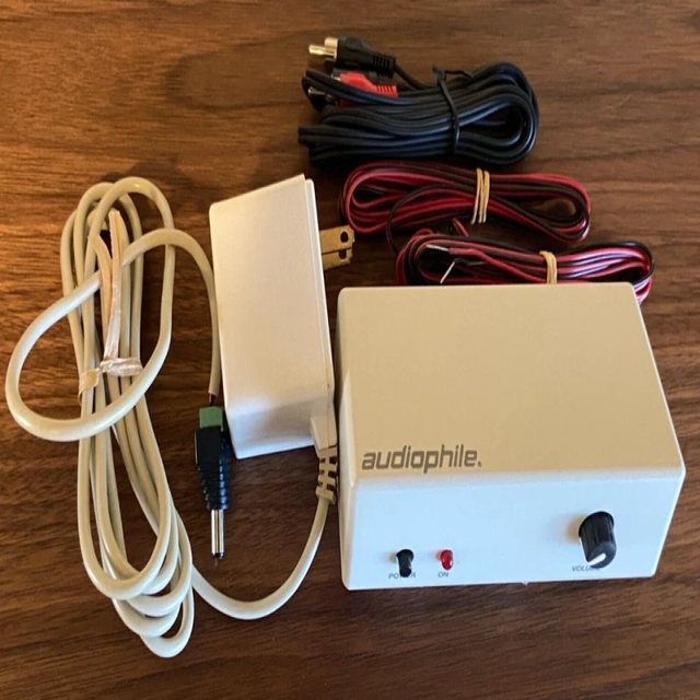 New Original Ready Stock Audiophile Stereo Amplifier 2 WPC Integrated w/ inputs, Speaker Cables