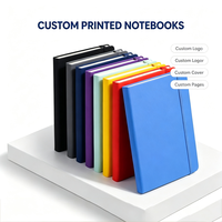 Carnet de notes et stylo en cuir PU A5 personnalisés, ensemble cadeau pour étudiants et usage professionnel, agenda ligné avec bande élastique