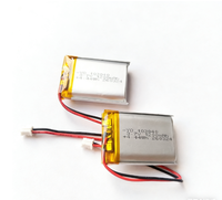 Wiederaufladbare Halbfeste Batterie 103040 3,7V 1200mAh LiNiMnCoO2 500 Zyklen 42g -15~60 MSDS UN38.3
