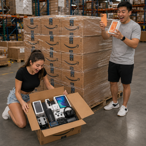 Palettes mystères Amazon : Montres connectées, écouteurs, caméras, batteries externes, consoles de jeux – Vente en gros, approvisionnement direct usine Walmart, stock prêt à l'expédition - Product Image 1