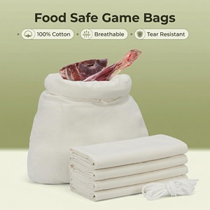 Sacchi per Carne Resistenti in Cotone e Lino, Riutilizzabili, Traspiranti e Lavabili in Lavatrice, per Caccia di Alci, Cervi, Moose - Product Image 5