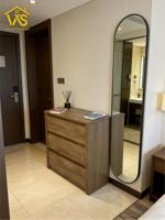 Commode à 3 tiroirs avec compartiment caché et serrure NFC, unité de rangement 3 niveaux pour vêtements et chaussettes, idéale pour le salon