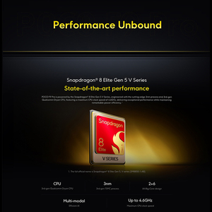 Versión Global POCO F9 Pro 5G Smartphone Pantalla de 6.59" y 185Hz 200MP 6330mAh Carga de 100W Snapdragon 8 Elite Gen 5 - Product Image 5