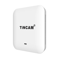 Punto de Acceso Inalámbrico Interior TiNCAM WiFi 7 de 3600 Mbps, Doble Banda, Gigabit, Router AP de Techo, WAN de 2.5 Gbps, Puertos LAN de 1000 Mbps, para Hotel y Oficina