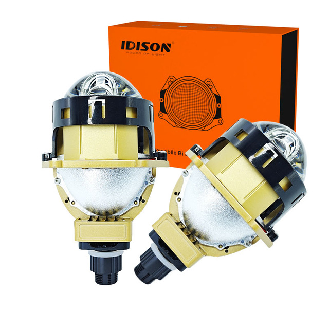 IDISON Z8W Factory Sale Laser Direct 3 Cup 3inch Car Light Super Brightness 56w 75w 5000lm 6000k 5000k Biled Projector Lens 12V