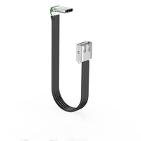 Câble de données en silicone flexible pour tablettes, téléphones portables, clés USB, câbles de charge et de données OTG, connectivité automobile, Type C vers USB 2.0