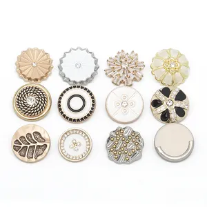 Garment accessories custom metal buttons officer clothing custom sewing button for rank uniform clothing