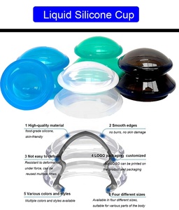 Китайская традиционная баночка для массажа, прозрачная баночка для лица, Набор банок на силиконовой основе для защиты от морщин - Product Image 5