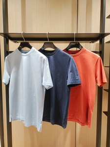 Nouveau T-<span class=keywords><strong>shirt</strong></span> en coton épais pour homme 2026, imprimé, assorti pour couple, avec lettres, style décontracté chic, minimaliste et polyvalent - Product Image 1