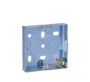 Electrical Junction Boxes standard 3x3 one gang gi box 35mm deep switch wall box