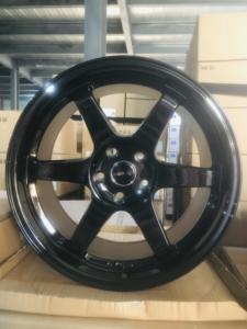 18x8.5 18x9.5 HPCD5x114.3 ET35 CB73.1 jantes de <span class=keywords><strong>voiture</strong></span> en aluminium moulé pour <span class=keywords><strong>voiture</strong></span> de tourisme Hyper noir/blanc/argent <span class=keywords><strong>Nancy</strong></span> - Product Image 3