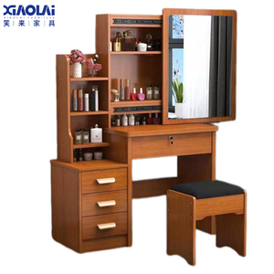 New Arrival Modern Durable Vanity Desk with Sliding Mirror <strong>Compact</strong> <strong>Dressing</strong> <strong>Table</strong> for Small Bedroom - Product Image 3