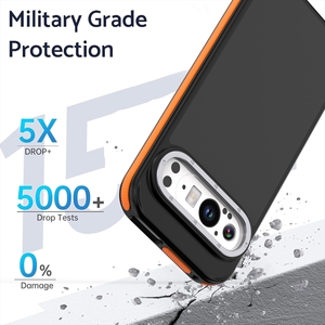 Funda de teléfono de parachoques súper a prueba de golpes para Google <span class=keywords><strong>Pixel</strong></span> 9 5G <span class=keywords><strong>Pixel</strong></span> 9 Pro 5G La más nueva cubierta mate de PC + TPU Modelo Max - Product Image 3
