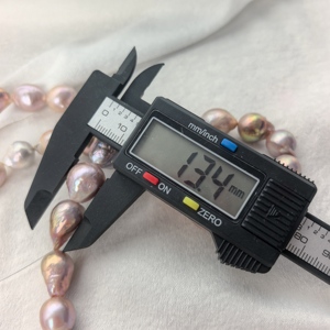 Filo di <span class=keywords><strong>Perle</strong></span> Barocche Edison <span class=keywords><strong>a</strong></span> <span class=keywords><strong>Goccia</strong></span>, <span class=keywords><strong>Perle</strong></span> Naturali Autentiche <span class=keywords><strong>a</strong></span> Forma Irregolare, <span class=keywords><strong>Perle</strong></span> Naturali Originali - Product Image 5