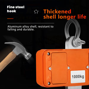 Bilancia elettronica digitale a LED per gru <span class=keywords><strong>1000</strong></span> kg 1500 kg bilancia a sospensione digitale industriale per impieghi gravosi con telecomando - Product Image 3