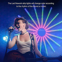 Bande lumineuse LED RGB pour feux d'artifice, éclairage intelligent pour la maison, synchronisation musicale, télécommande, contrôle par application, 5V USB, éclairage décoratif d'intérieur