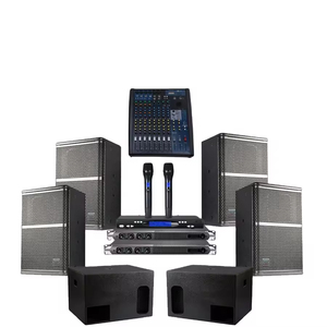 Hệ thống âm thanh chuyên nghiệp 5 inch nhỏ gọn, loa di động cho DJ biểu diễn ngoài trời, thiết bị khuếch đại âm thanh mạnh mẽ, di động - Product Image 1