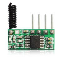 Módulo Receptor RF Universal de 433MHz, Placa Receptora de Control Remoto Inalámbrico para Sistema de Alarma de Control de Acceso a Puertas de Hogar Inteligente, DIY