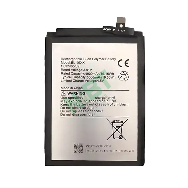 NIBT Wholesale Durable Mobile Phone Replacement Battery BL-49XX 4900mAh Li-ion Battery with Low Price