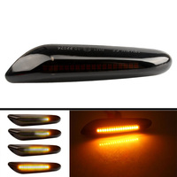 Signal lumineux pour BMW E87 E88 E90 E91 E92 E93, feux automobiles, paillettes, lumière clignotante, latéral, 2 pièces