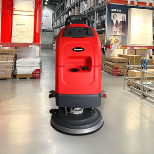 Magwell M510S Nouvelle autolaveuse industrielle à pousser manuellement, alimentée par batterie, avec moteur à brosse et brosse latérale 220V/110V - Product Image 4