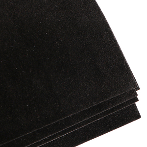 HH 029 nhung giấy Sheets tự dính màu đen Flock Giấy Vải A4 in đổ xô giấy - Product Image 5