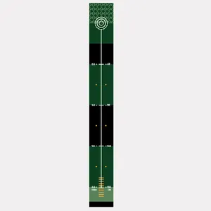 indoor outdoor Putting green practice golf mat trainer aids customized golf putter train aid