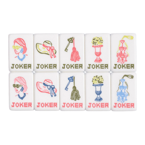 <span class=keywords><strong>Jeu</strong></span> de Mahjong Américain Miss Darling Anti-Décoloration, Tuiles de Mahjong 3 Couches, Moderne, Élégant, Portable, Résistant à l'Eau et Durable - Product Image 5
