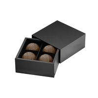 Offre Spéciale carton de luxe 4 pièces 7 pièces boîte d'emballage de truffe au chocolat avec séparateurs pour chocolat