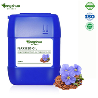 Huile de lin en vrac 100% huile de lin pure biologique pressée à froid pour l'alimentation et les cosmétiques
