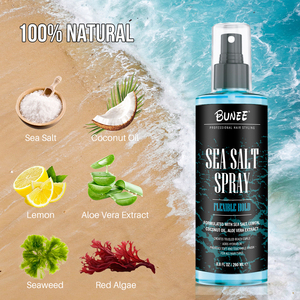 Spray Fijador de Cabello con Sal Marina BUNEE Coconut <span class=keywords><strong>Leomon</strong></span> de 250 ml, Resistente al Calor, Realza las Ondas y Rizos, para Hombres y Mujeres - Product Image 3