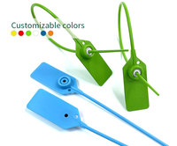 Sceau plastique jetable inviolable personnalisé, bandes de scellage en plastique, verrou de sécurité en plastique pour camions, logistique et expédition de marchandises