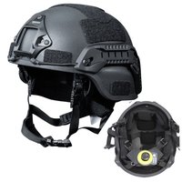 Casque FAST avec doublure intérieure à suspension ABS, casque tactique à circonférence réglable