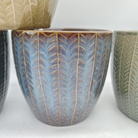 Pots de plantes en céramique modernes nordiques classiques jardinière succulente de taille personnalisée Pot de fleur d'intérieur émaillé
